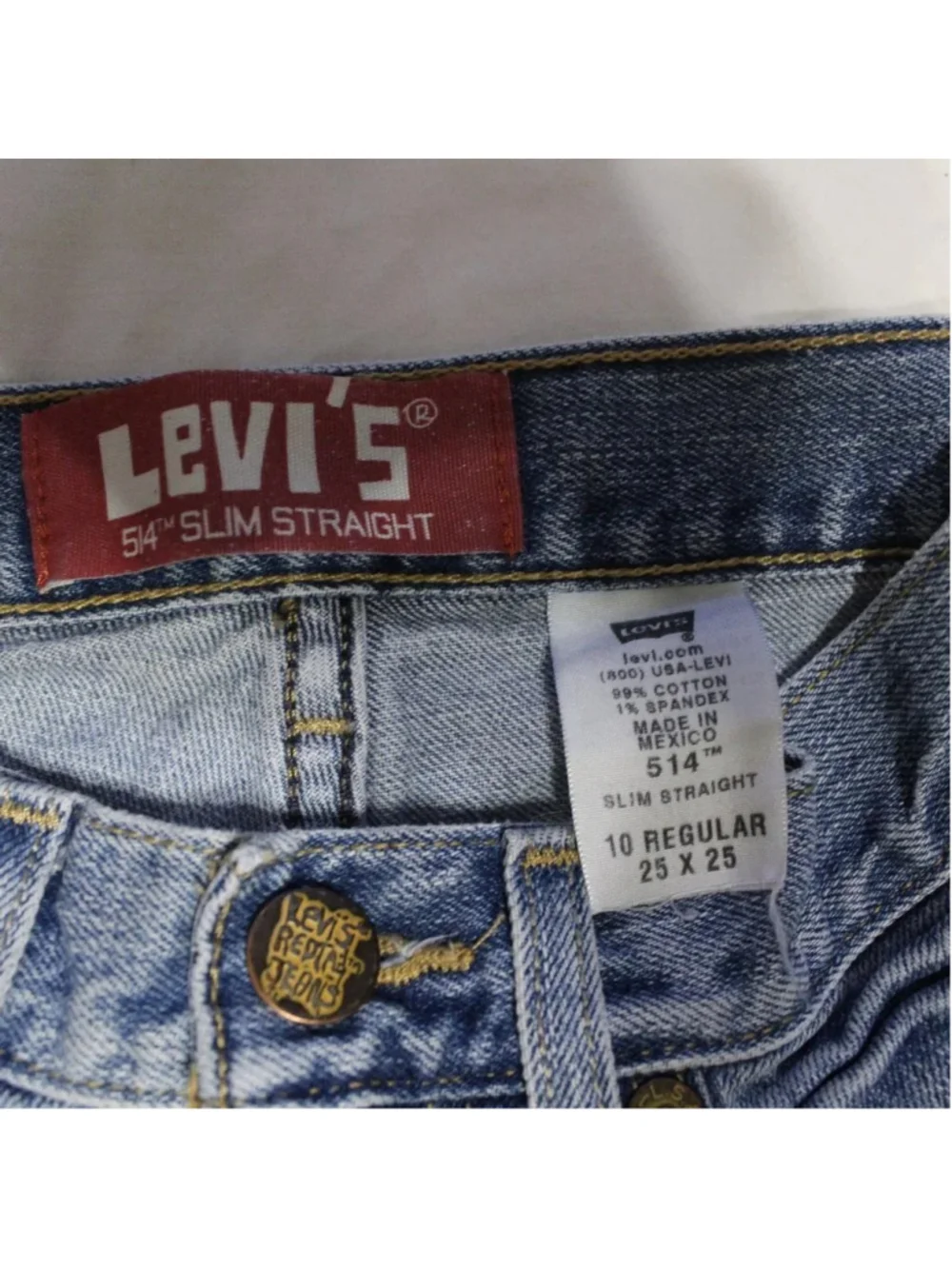 514 Levis Boys Slim Straight Jeans